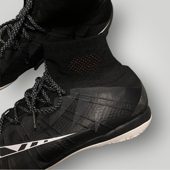 NIKE MERCURIALX PROMIXO STREET IC - BLACK/WHITE/HOT LAVA/ANTHRACITE Sz 9.5 - Picture 5 of 11